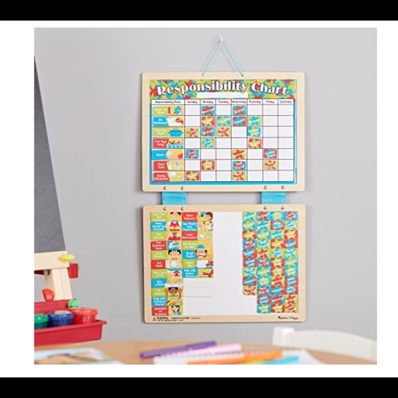 Melissa & Doug Responsibility Chart with Magnets and Bonus Dry Erase Markers - Picture 6 of 12